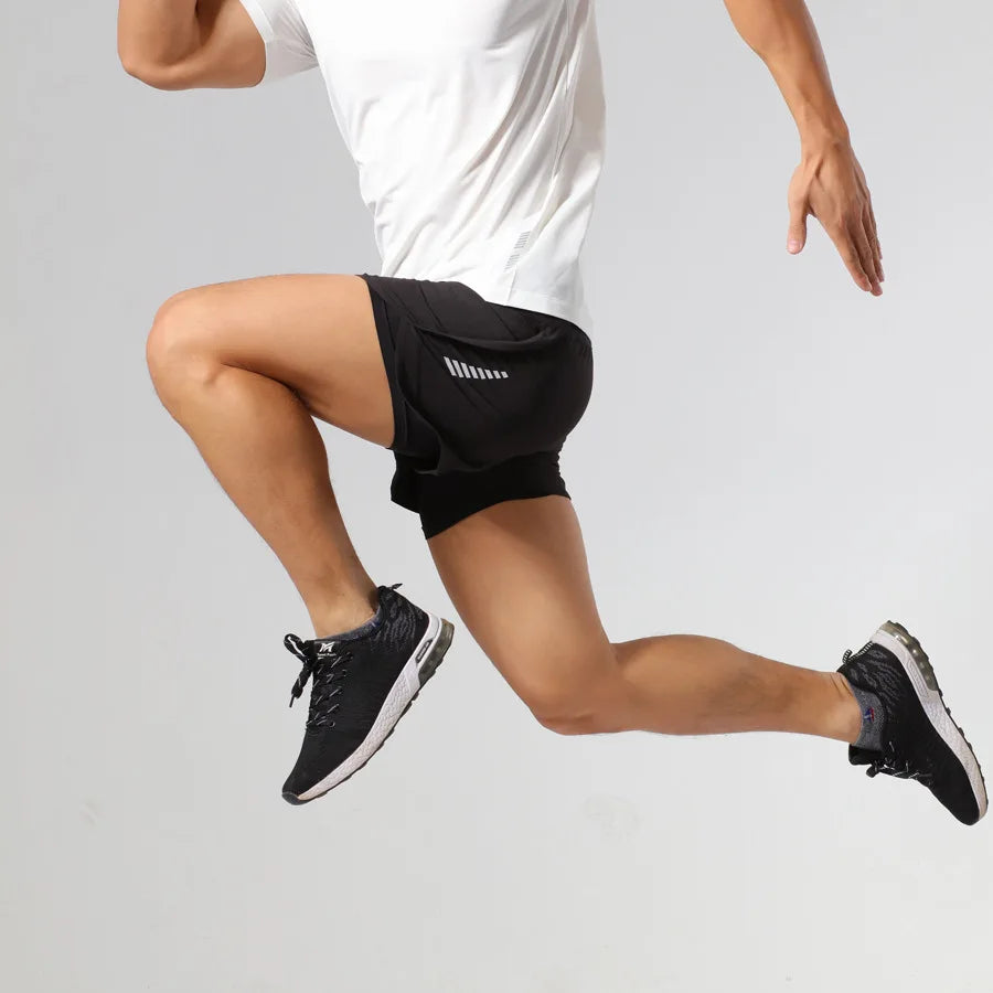 Men Quick Dry Loose Running Shorts