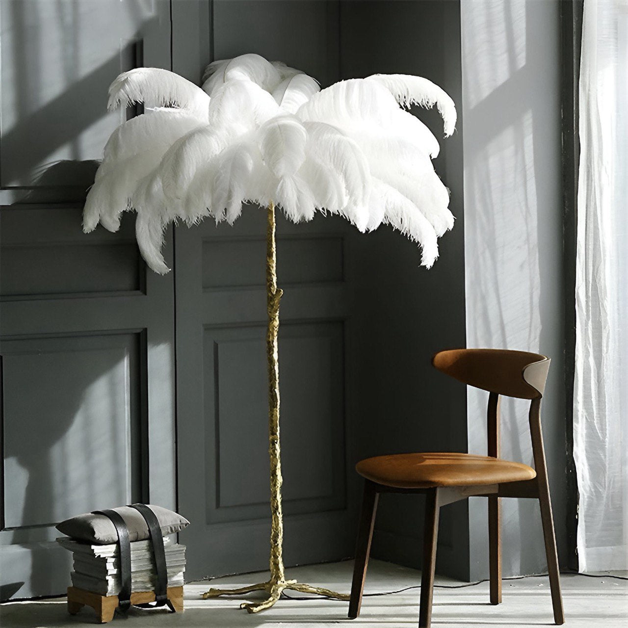 Modern Feather Floor Lamps